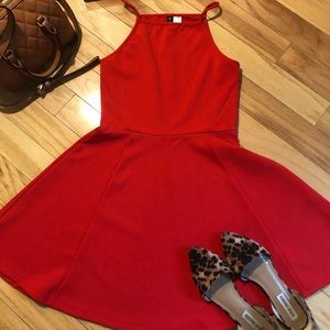 True Red H&M A-line dress, size 8